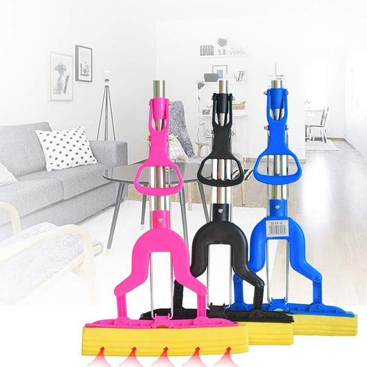 🧼 Magic Squeeze Mop – Folding Absorbing Sponge Floor Cleaner
